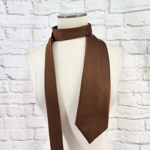 Dormeuil Tie 100% Silk Mens Chocolate Brown Professional France Executive NWTs